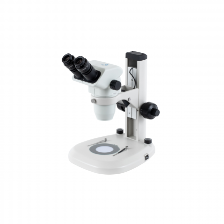 3075 Binocular Zoom Stereo Microscope on Coaxial Coarse Fine Focus LED Stand