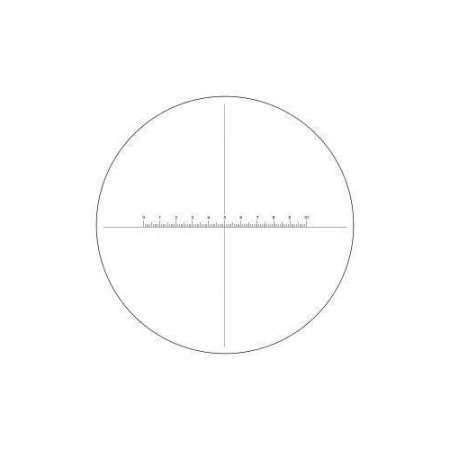 26mm eyepiece reticle, 10mm/100 division with crossline