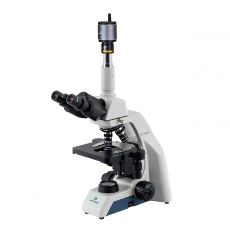 EXC-120 Trinocular Microscope, Achromat Objectives, ACCU-CAM WiFi Camera