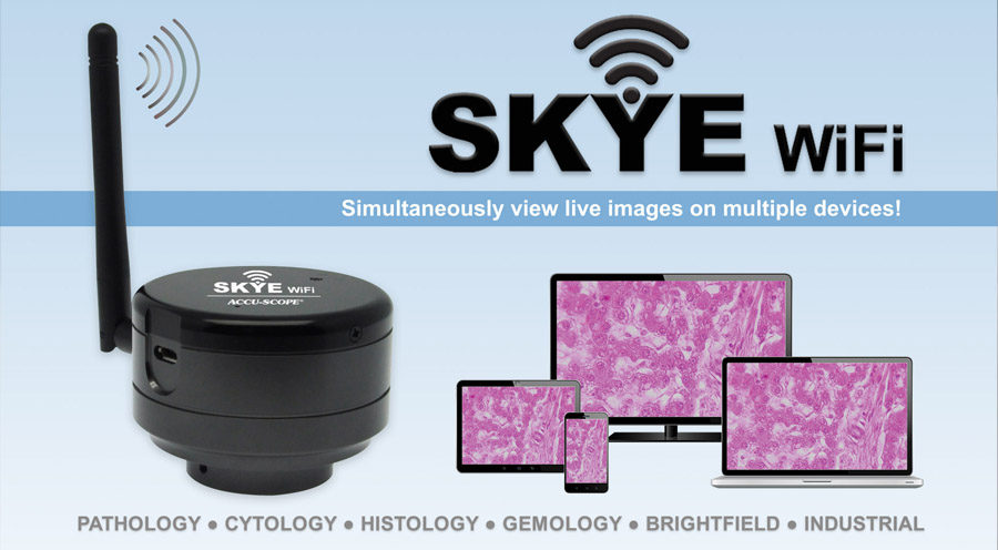 NEW WiFi-enabled Microscope Camera Adds Flexibility, Versatility and Convenience